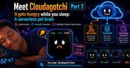 Cloudagotchi Phần 3: Xây dựng bộ não Serverless khiến thú cưng ảo biết đói khi bạn ngủ