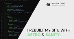 Tái thiết lập hệ thống cá nhân: Hành trình tối ưu hóa hiệu năng với Astro và Sanity