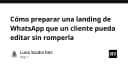 Xây dựng Landing Page WhatsApp cho khách hàng: Giải pháp tối ưu để bàn giao mà không sợ vỡ cấu trúc