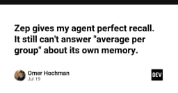Nghịch lý AI Agent: Khi bộ nhớ hoàn hảo vẫn thất bại trước các truy vấn phân tích dữ liệu