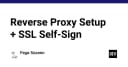 Thiết lập Reverse Proxy với SSL Self-Signed: Hướng dẫn tạo Root CA và Wildcard Certificate chuyên nghiệp