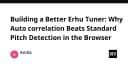 Xây dựng Erhu Tuner hoàn hảo: Tại sao Auto-correlation vượt trội hơn phương pháp phát hiện cao độ truyền thống trên trình duyệt