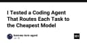 Tối ưu hóa chi phí AI Coding Agent: Chiến lược định tuyến tác vụ thông minh