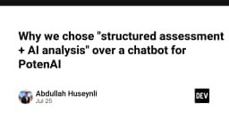 Tại sao PotenAI chọn mô hình đánh giá cấu trúc thay vì Chatbot truyền thống?