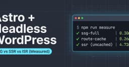 Cuộc chiến hiệu năng: Đo lường thực tế SSG, SSR và ISR trên nền tảng WordPress