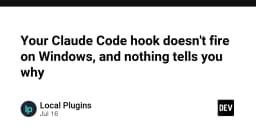 Tại sao Claude Code Hook không hoạt động trên Windows và cách khắc phục triệt để