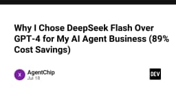 Tối ưu hóa chi phí vận hành AI Agent: Tại sao tôi chuyển từ GPT-4 sang DeepSeek Flash và tiết kiệm 89%