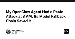 Khi AI Agent gặp sự cố lúc 3 giờ sáng: Sức mạnh của cơ chế Model Fallback Chain