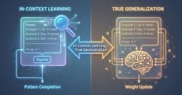 Học trong ngữ cảnh (In-Context Learning) so với Tổng quát hóa thực thụ: Bản chất thực sự khi bạn cung cấp ví dụ cho AI