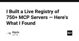 Giải mã hệ sinh thái MCP: Phân tích từ registry thực tế với hơn 750 máy chủ