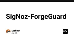 SigNoz-ForgeGuard: Tái định nghĩa trải nghiệm giao diện người dùng với phong cách Retro-Tech