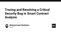 Truy vết và khắc phục lỗ hổng bảo mật nghiêm trọng trong phân tích Smart Contract