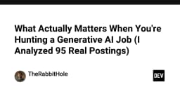 Bí mật thực sự khi săn tìm việc làm trong lĩnh vực Generative AI: Đừng chỉ chạy theo những từ khóa hào nhoáng