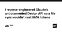 Reverse-engineer API Claude: Giải pháp tối ưu hóa chi phí token khi đồng bộ file