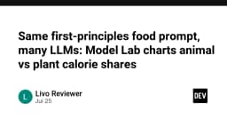 Thử thách First-Principles: Khi các mô hình LLM đối đầu trong bài toán phân tích dinh dưỡng