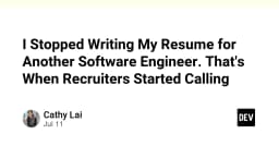 Ngừng viết CV cho máy đọc: Chiến lược cá nhân hóa để thu hút nhà tuyển dụng thực thụ