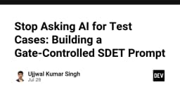 Ngừng yêu cầu AI viết Test Case theo cách cũ: Xây dựng Prompt SDET có kiểm soát cổng (Gate-Controlled)