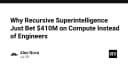 Tại sao Recursive Superintelligence lại đặt cược 410 triệu USD vào Compute thay vì kỹ sư?