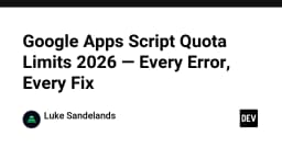Google Apps Script Quota Limits 2026: Cẩm nang toàn diện về giới hạn hạn ngạch và cách khắc phục lỗi
