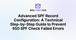 Hướng dẫn kỹ thuật chuyên sâu về cấu hình SPF: Chặn đứng lỗi 550 SPF Check Failed
