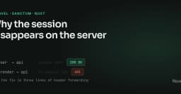 Laravel Sanctum và Nuxt SSR: Giải mã hiện tượng mất Session trên Server