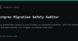 Cơn ác mộng Postgres Migration lúc 3 giờ sáng: Cách phát hiện và ngăn chặn khóa bảng ngay từ khâu Review