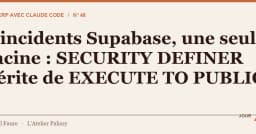 Phân tích lỗ hổng bảo mật Supabase: Khi thuộc tính SECURITY DEFINER trở thành con dao hai lưỡi