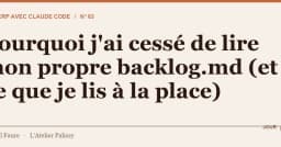 Tại sao tôi từ bỏ tệp backlog.md cá nhân và giải pháp thay thế hiệu quả hơn cho lập trình viên