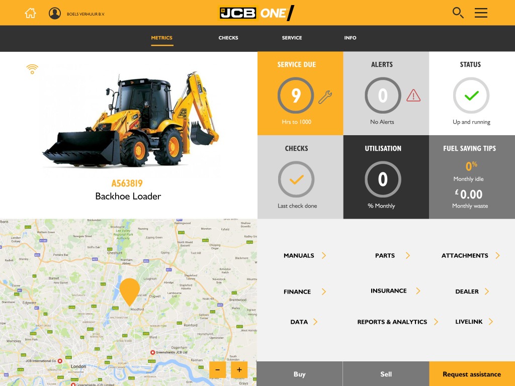 JCB One product page