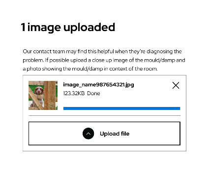 Sovereign file uploader uploading state